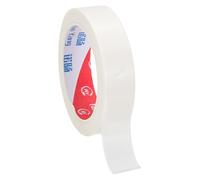 PATIKIL 1"x0.007" Ruban de Reliure de Livre, 22 Yard Ruban de Réparation de Reliure de Livre en Tissu Ruban de Reliure de Livre Auto-Adhésif pour la Réparation de Vieux Livres, Blanc