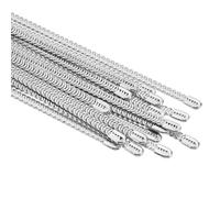 PATIKIL 10.2 Pouces de baleines en Acier Spiralé, Lot de 20 Baleines en Acier Spiralé pour La Couture de Corsets, Sous-Vêtements, Costumes et Robes de Mariage, Couleur Argentée