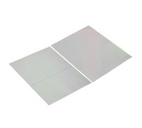 PATIKIL 10,5" Polarisé Film Feuilles, 2 Paquet Adhésif Polariseur Linéaire Polarisant Filtre 21,7x16,5cm pour Écran Photographie Éclairage, 0/90 Degré