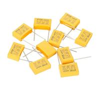 PATIKIL 10 Lot Polypropylène Sécurité Condensateurs 0.1uF AC 310V 18x12x6mm | Condensateur Assortiment Kit pour DIY Électronique Produits, 15mm Électrode Espacement