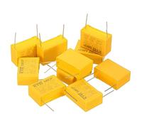 PATIKIL 10 Lot Polypropylène Sécurité Condensateurs 2.2uF AC 310V | Condensateur Assortiment Kit, 15mm Électrode Espacement, 32x22x13mm, pour DIY Électronique Produits