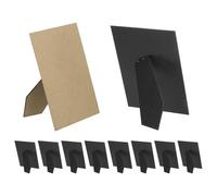 PATIKIL 10 Pack 4 x 6 Pouces pour Cadres Photo Tuiles Noir | Chevalet de Remplacement pour Cadre Photo Bricolage, Chevalet pour Cadre Photo