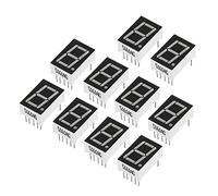 PATIKIL 10 Paquets Led Affichage Numérique Tube 7 Secteurs 1 Bit Jaune Vert | Commun Cathode, 10 Broches, 2.2V, 0.56", Chiffre Hauteur, pour Électronique Pilote Carte