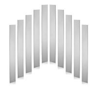PATIKIL 10 Pcs 12L14 Acier pour la Fabrication de Couteaux, 12" x 1-1/2" x 1/8" Barre Plate en Acier Laminée à Chaud pour Tôle Pure de Bricolage Professionnelle et Amateur