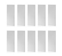 PATIKIL 10 Pcs 15N20 Acier pour la Fabrication de Couteaux, 4" x 1-1/2" x 1/8" Barre Plate en Acier Recuit Laminée à Froid pour Tôle Pure de Bricolage Professionnelle et Amateur