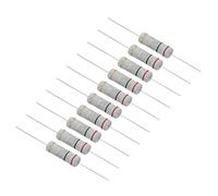 PATIKIL 10 Pcs 5Watt 0.2 Ohm Carbone Pellicule Résistance 5% Tolérance | Résistances Plumbum Axial Coloré Anneau pour Bricolage Projets et Expériences