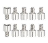PATIKIL 10 Pcs Entretoises Allonges Vis M3x4+4mm En Acier Inoxydable, Adaptateurs Filetes Metriques Male Femelle Pour PCB, Quadcopter Drone, Ordinateur & Kit Assortiment Cartes Circuit
