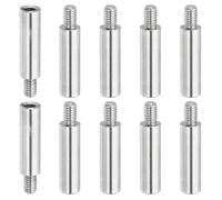 PATIKIL 10 Pcs M4x20+6mm Entretoises En Acier Inoxydable Vis De Rallonge Postes, Adaptateurs Filetés Métriques Mâle Femelle Espaceur Pour PCB, Ordinateur & Kit Assortiment