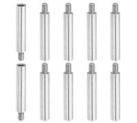 PATIKIL 10 Pcs M4x30+6mm Entretoises En Acier Inoxydable Vis À Colonne D'Extension, Adaptateurs Filetés Métriques Mâle Femelle Espaceur Pour PCB, Ordinateur & Kit Assortiment