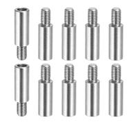 PATIKIL 10 Pcs M5x15+8mm Vis d'Extension pour Entretoises Acier Inoxydable | Adaptateurs Filetés Métriques, Mâle Femelle Entretoise pour PCB, Ordinateur & Kit Assortiment