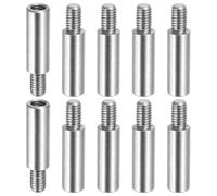 PATIKIL 10 Pcs M5x20+8mm Entretoises En Acier Inoxydable Postes D'Extension Vis, Adaptateurs Filetés Métriques Mâle Femelle Espaceurs Pour PCB, Ordinateur & Kit Assortiment Circuit Imprimé