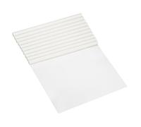 PATIKIL 10 Rouleaux Rouleau de Papier Crépon 3,3 Pieds 20 Pouces Blanc | Feuille de Papier Doux, de Largeur, pour la Fabrication de Fleurs Artisanales, pour l'Emballage de Fête