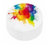 PATIKIL 100 Feuilles Papier Aquarelle Coton Rond 140lb/300 GSM Pressé À Froid Papier Peinture Aquarelle Pour Art Peinture Dessin Aquarelle Créateur, 4 Inch