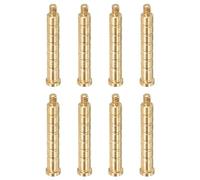 PATIKIL 100 Grain Insert en Laiton pour Flèche de Tir à l'arc, 8 Pcs Flèche en Laiton et Cuivre à Vis d'Insertion pour Flèches en Carbone de 0,244/6,2 Mm