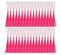 PATIKIL 100 Paquet 13cm/5 Pouce Marque Glands pour Artisanat DIY Rose Rouge