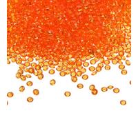 PATIKIL 10000 Pcs Confettis De Mariage Cristaux À Disperser Sur Table 4.5mm Diamants En Acrylique Remplissage De Vase Pierres Decoratives Pour Centre De Table Decorations, Orange Rouge