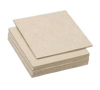 PATIKIL 100x100mm Patin en Feutre pour Meuble, 10 Pcs 2mm Épaisseur Coussinet en Feutre Carré Doux, Adhésif, Antidérapant, Anti-Rayures, pour Lampe, Meubles, Bricolage, Artisanat, Beige