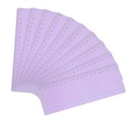 PATIKIL 10Pcs Bandes de Lecture Guidée Fournitures Pédagogiques Violet | Marque-Pages Superposés Colorés en Surbrillance avec Règle de Suivi de Lecture de Ligne