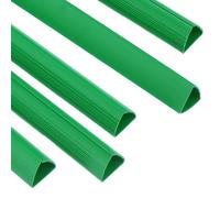 PATIKIL 10Pcs Barres de Reliure, 25mm Barres de Reliure à Glissière 220 Feuilles Capacité Reliure de Rapport de Taille A4 Reliure de Présentation Triangulaire, Verte