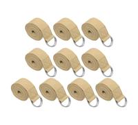 PATIKIL 10Pcs Sangle De Yoga Pour Étirement 6 Pieds, Kaki