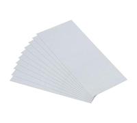 PATIKIL 10Pcs Tôle D'Acier Galvanisée, 10x5cm Panneaux de Tôle D'Acier Galvanisés 0.5mm Épais Feuille de Connecteur en Bois Métallique pour la Fixation Des Solins de Toit, Réparation