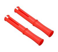 PATIKIL 10pouce Rétrécissement Enveloppement Poignée, 2 pcs Distributeur Extensible Film Petit Main Économiseur pour 1.5 pouce Noyau Meubles Emballage Déménagement Entrepôts, Rouge