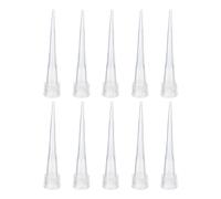 PATIKIL 10ul Pipette Embouts, 100 pcs PP Plastique Autoclavable Universel Liquide Transfert Pipette Pipetteur Embouts pour Laboratoire, Clair