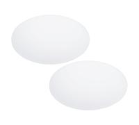 PATIKIL 11" Diamètre Abat-Jour Diffuseur, 2 Pcs 2mm Épais Rond Feuille de Diffuseur pour Abat-Jour à Tambour, Écran Lumineux Diy, Blanc Givré