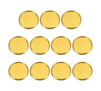 PATIKIL 11 Pcs 38mm 1 1/2" Disques Ronds Dorés Disques D'expansion | En Alliage D'aluminium, Pour Reliure, Anneaux Ronds, Pour Carnet DIY Planificateur