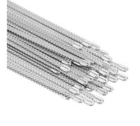 PATIKIL 11 Pouces de baleines en Acier en Spirale, Lot de 36 Baleines en Acier en Spirale pour La Couture de Corsets, Sous-Vêtements, Costumes et Robes de Mariage, Couleur Argentée