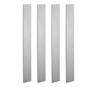 PATIKIL 11176 Acier pour la Fabrication de Couteaux, Lot de 4 Barres Plates en Acier Laminé à Chaud de 12" x 1-1/2" x 1/8" pour Feuille Métallique DIY et pour les Passionnés