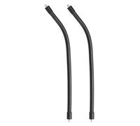 PATIKIL 12" Col de Cygne, 2 Pièces Filetage Mâle 1/4"-20 en Métal Universel Flexible Bras de Col de Cygne Tube d'Extension Support pour Caméra d'Action, Téléphone, Microphone, Noir