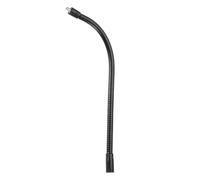 PATIKIL 12" Col de cygne, 3/8" Femelle à 1/4" Mâle Filetage Métal Universel Tuyau Flexible Bras Col de cygne Tube Rallonge Support pour Action Appareil photo, Téléphone, Microphone, Noir