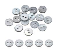 PATIKIL 12 Pcs Boutons En Nacre 9mm Boutons En Coquillage Naturel Gris