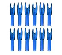 PATIKIL 12 Pcs Flèches de Tir à l'arc Nocks 4.2mm Nock de Flèche Bleu Clair | de Remplacement pour La Chasse au Tir à L'Arc, Insert en Plastique, Arc Composé Recurve