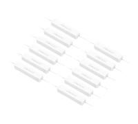 PATIKIL 12 Pcs Résistances 3,3 Ohm, 20W Kit Résistance Ciment Céramique Puissance Résistance Ciment Tolérance 5% pour Adaptateurs Secteur Audio Ordinateur TV Circuit Imprimé