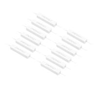 PATIKIL 12 Pcs Résistances 300 Ohm, 20W Kit Résistance Ciment Céramique Puissance Résistance Ciment Tolérance 5% pour Adaptateurs Secteur Audio Ordinateur TV Circuit Imprimé