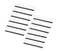 PATIKIL 12 Séparateurs D'Étagères pour Organisation De Placard, 350 x 40 x 60mm Séparateurs Magnétiques en Acrylique pour Étagères De Bloqueur sous Lit pour Chambre, Transparent