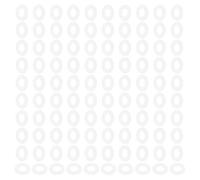 PATIKIL 120 Pièces Rondelles Plates en Nylon M10, 10mm ID 20mm OD 1mm Épaisseur Joints d'Étanchéité Plats en Plastique Rondelles d'Espacement de Remplacement, Blanc