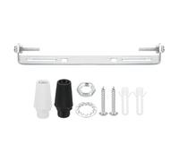 PATIKIL 120mm Plaque Plafonnier 1 Ensemble en Acier avec Vis Rondelle Écrou | Plaque de Fixation pour Luminaire Suspendu, Barre Transversale 2 Couleurs Bouchon