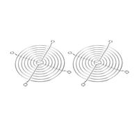 PATIKIL 120mm Ventilateur Doigt Grill, 2 Paquet 304 INOX Acier Grill Protecteur Garde Ventilateur Protection Couvercle pour 120x120mm Ventilateurs pour Équipement Ordinateur DIY, Argent
