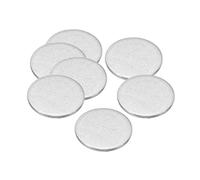 PATIKIL 120pcs 12mm Acier Disque Rond Métal Estampage Ébauches | Balises Cercle Métal Gâche Plaque, pour Magnétique Support Gravure Estampage Bijoux Artisanat