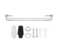 PATIKIL 125mm Plaque Plafonnier 1 Ensemble en Acier avec Vis Rondelle Écrou | Plaque de Fixation pour Luminaire Suspendu, Barre Transversale 2 Couleurs Bouchon
