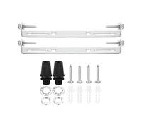 PATIKIL 125mm Support de Fixation Plafonnier 2 Set Acier Vis Rondelle Écrou