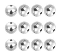 PATIKIL 12Pcs Boulons À Bille 20mm, Filetage Femelle M5 UNC en Acier, Adaptateur À Rotule pour Super Clamp, Monture Hot Shoe, Trépied Lumière, Support Téléphone, Argenté