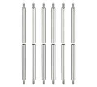 PATIKIL 12Pcs M3 Entretoises, 45+6mm Entretoise Filetée M3 en Acier Inoxydable Kit de Vis 3mm ID 5mm OD Adaptateurs de Filetage Métrique Mâle Femelle pour Carte de Circuit Imprimé PCB