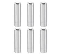 PATIKIL 12Pcs M3 Entretoises en Aluminium, M3 Entretoise Métallique en Aluminium 3mm ID x 5mm OD x 15mm L Vis d'Espacement Filetée Ronde pour Carte Mère de Drones de Voiture Rc, Argenté