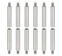 PATIKIL 12Pcs M4 Entretoises, 35+6mm Entretoise Filetée M4 en Acier Inoxydable Kit de Vis 4mm ID 6mm OD Adaptateurs de Filetage Métrique Mâle Femelle pour Carte de Circuit Imprimé PCB