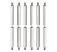 PATIKIL 12Pcs M4 Entretoises, 40+6mm Entretoise Filetée M4 en Acier Inoxydable Kit de Vis 4mm ID 6mm OD Adaptateurs de Filetage Métrique Mâle Femelle pour Carte de Circuit Imprimé PCB