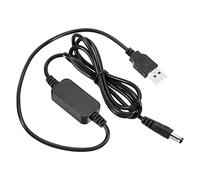 PATIKIL 12W 2A USB Step Up Voltage Convertisseur, DC 5V to DC 12V Alimentation Fournitures Adaptateur Jack 5.5x2.5mm Câble pour Router LED Lampe Haut-parleurs